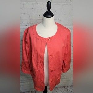 Talbots Coral Jacket